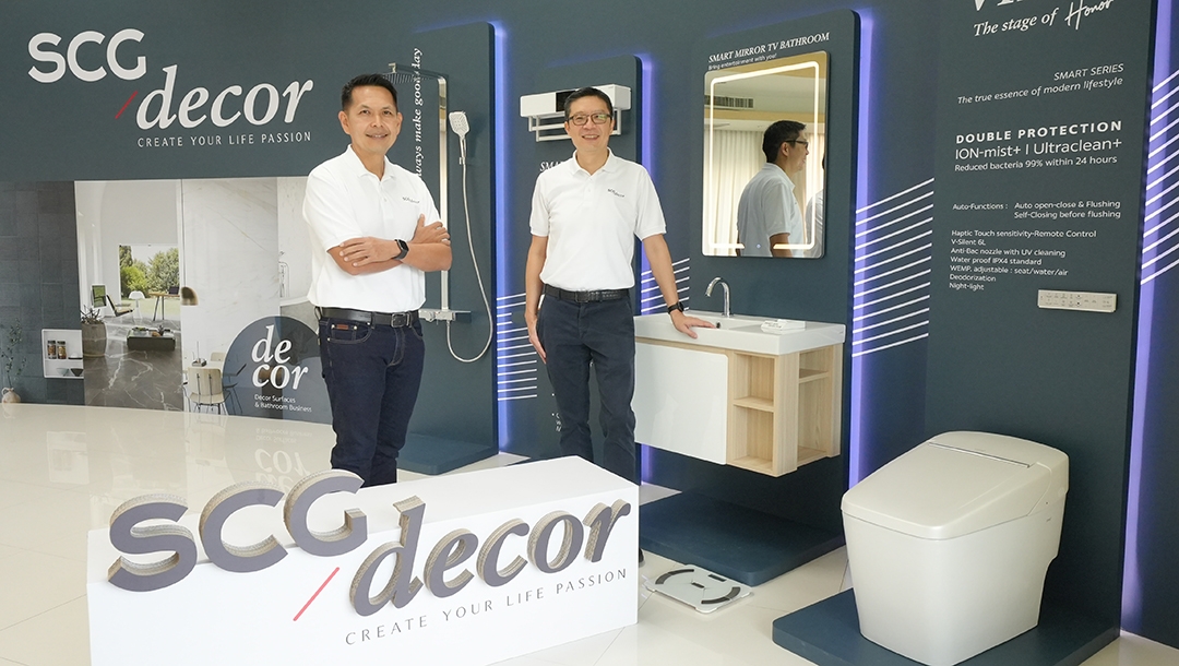 SCG Decor Unveils Smart Bathroom for Health-Conscious Smart Lifestyle with Digital Innovations, Hosts an Open House to Highlight Integrated AI Robot-Manufactured Products