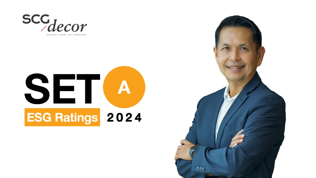 SCGD เดินหน้าสู่หุ้นยั่งยืน คว้า SET ESG Rating ระดับ A กลุ่มอสังหาริมทรัพย์และก่อสร้าง    และ ดัชนี SETESG จากตลาดหลักทรัพย์ฯ 